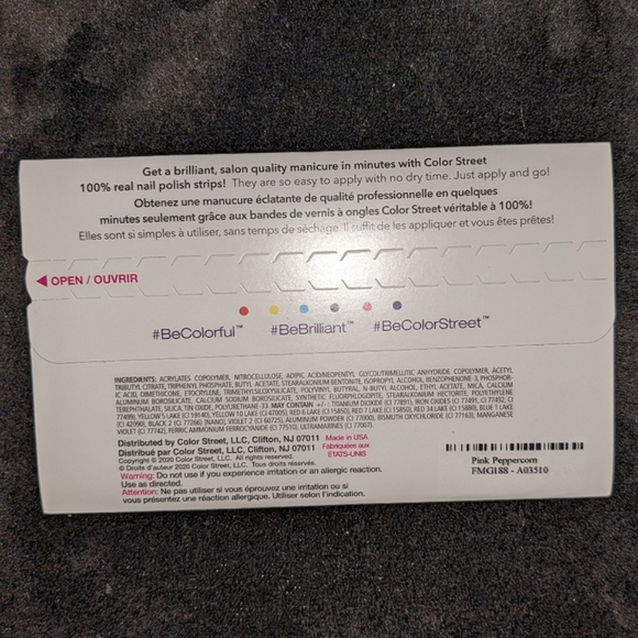 Last chance! Color Street Pink Peppercorn Pink and Holographic Glitter Nails - Picture 10 of 10